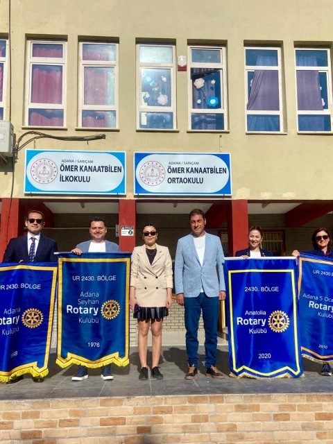 Adana Seyhan Rotary ,Ömer Kanaatbilen Okulundaki Semineri.