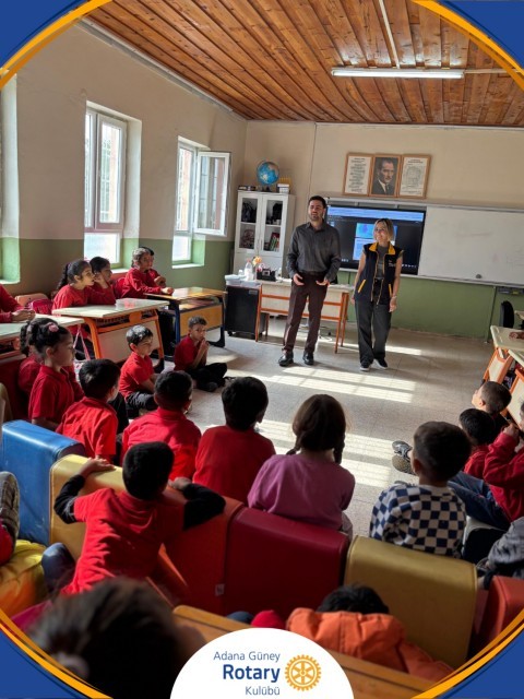Adana Güney Rotary Kulübünden Karataş Çimeli Benli İlkokulu ve Tarım İşçilerine Kalıcı Destek