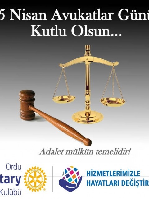 Avukatlar adaletin yapı taşlarındandır… 5 Nisan Avukatlar Gününüz kutlu olsun.