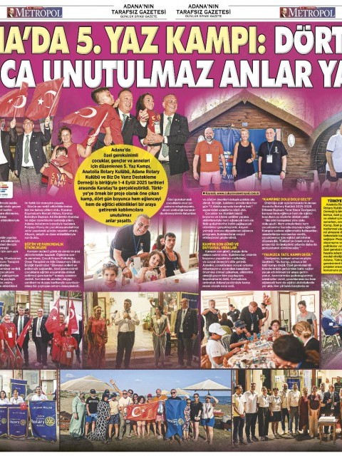 ADANADA 5. YAZ KAMPI