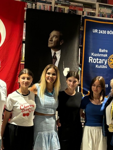 Bocce Petank Avrupa Şampiyonası Milli takım seçmelerinde 4. olan sporcu kızımız Eda Nur Kır için destek Bafra Kızılırmak Rotary Kulübü ve Mutluluğun Kanatları Derneği'nden geldi.
