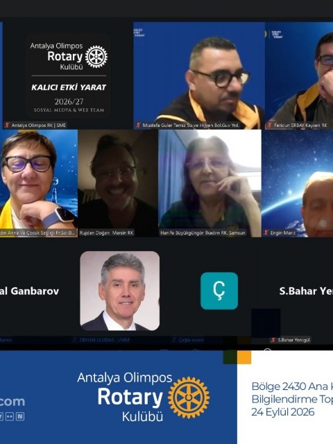 Antalya Olimpos RK | 23-24 Eylül Bölge Komite Toplantıları