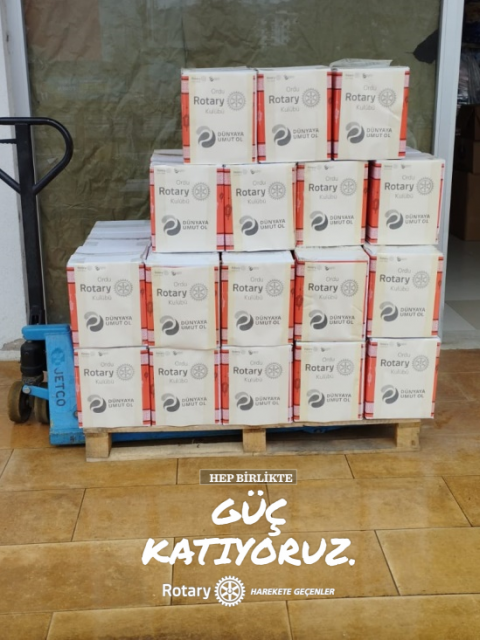 ORDU ROTARY KULÜBÜ RAMAZAN PAKETİ YARDIMINDA BULUNDU