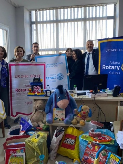 Adana Rotary Kulübü, Adana Rotaract Kulübü, Adana Interact Kulübü ve Adana Rotakids Kulübü Çetin Topçuoğlu Kültürevinde Oyuncak Kütüphanesi Kurdu