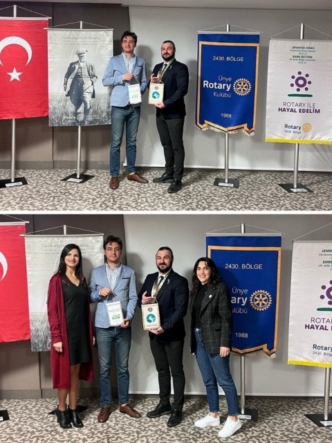 Ünye RK ile Adalar RK - Bayrak Değişimi