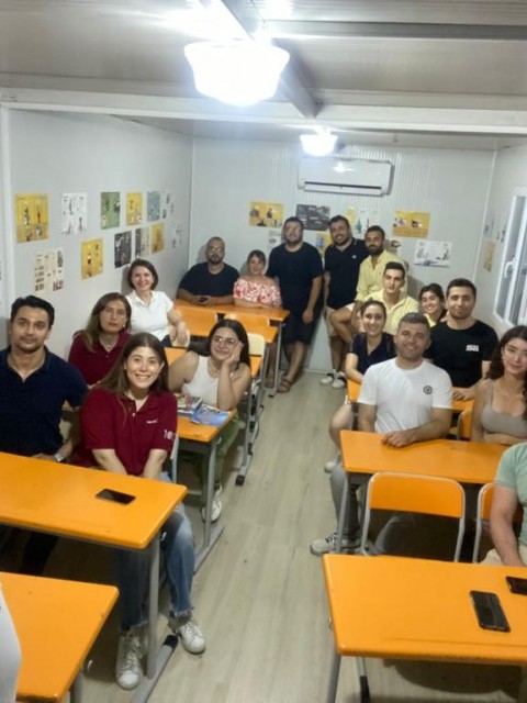 Samandağ Rotary Konteyner Kentinde İngilizce Dersliği Açılışı Yapıldı