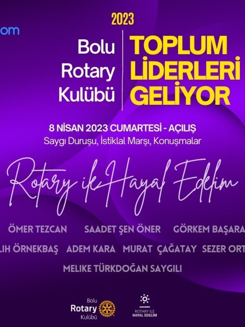 Bolu Rotary Kulübü’nden: Gelecek Seni Çağırıyor…