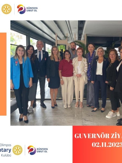 ANTALYA OLİMPOS ROTARY KULÜBÜ GUVERNÖR ZİYARETİ