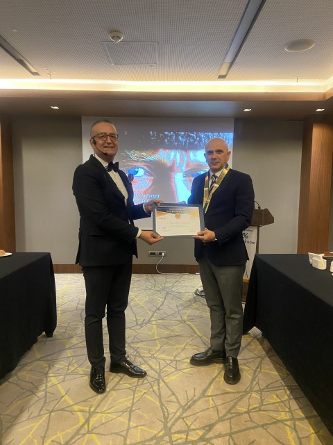 Adana Seyhan Rotary Rtn.Yusuf Ziya Halefoğlu nun "Atatürk Kurucu- Felsefesi" sunumunu dinledi.