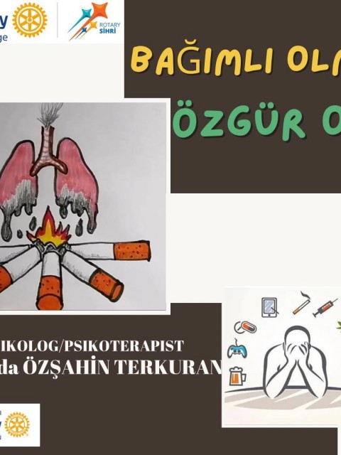 ANATOLIA ROTARY KULUBÜ 3 DİĞER KIYMETLİ ADANA KULÜBÜ İLE BİRLİKTE ''MADDE BAĞIMLILIĞI İLE MÜCADELE VE ÖNLEME YÖNTEMLERİ VE ''ETKİNLİĞİNDEYDİ