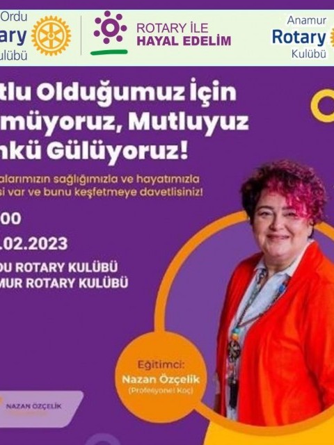 “Mutlu olduğumuz için Gülmüyoruz, Mutluyuz Çünkü Gülüyoruz” çevrimiçi seminerimiz