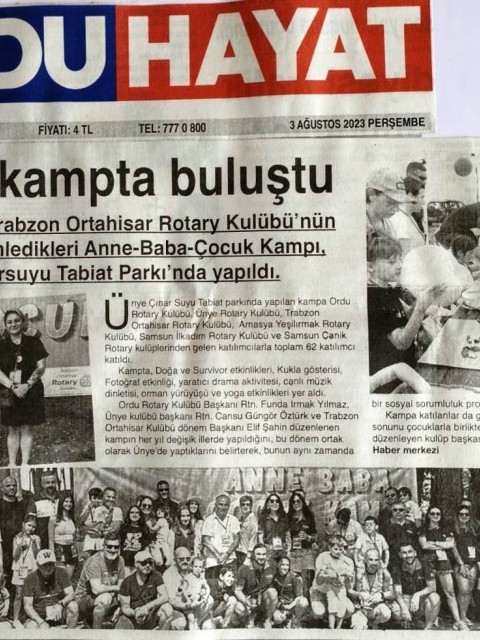 ANNE- BABA ÇOCUK KAMPI
