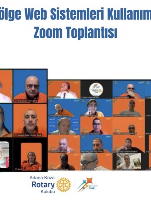 Adana Koza RK Bölge Web Sistemleri Kullanımı Zoom Toplantısı