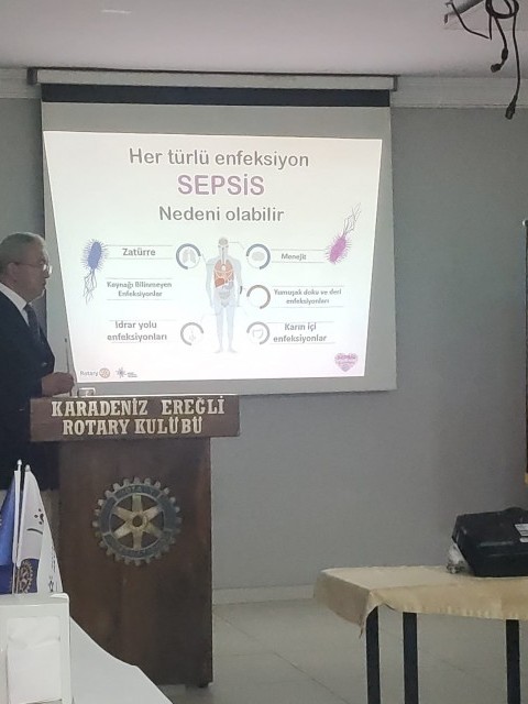 KDZ.EREĞLİ ROTARY KULÜBÜ SEPSİS FARKINDALIK ÇALIŞMASI
