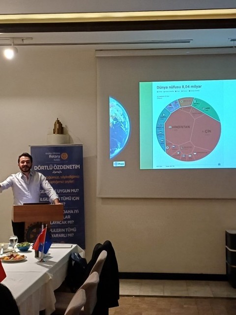 ANTALYA OLİMPOS ROTARY SAVAŞ ÇAĞINDA BARIŞ SUNUMU