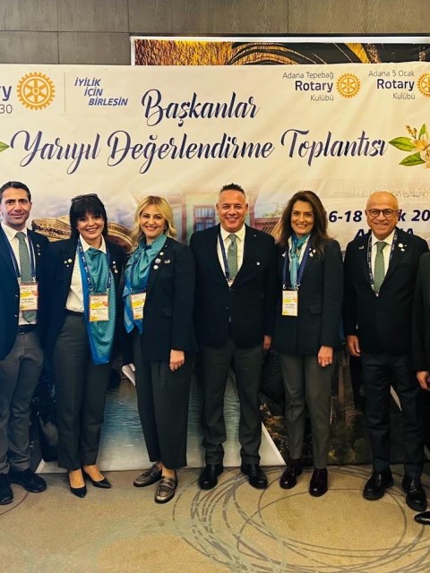 Adana Güney Rotary Kulübü Başkanlar Yarıyıl Değerlendirme Toplantısı