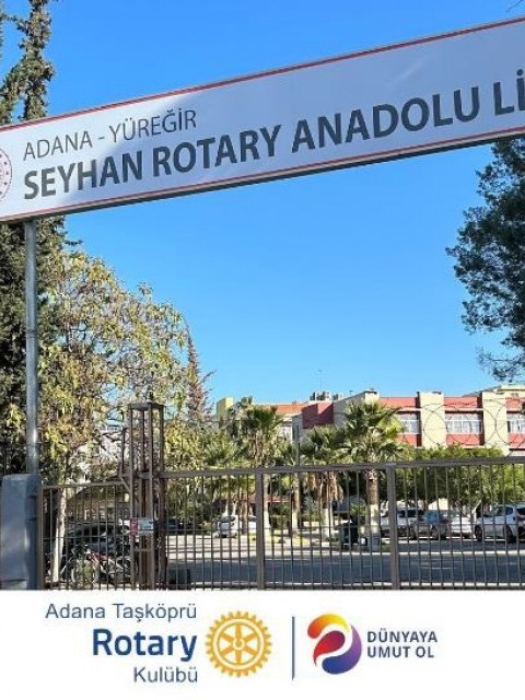 ADANA SEYHAN ROTARY ANADOLU LİSESİNE KLİMA BAĞIŞI
