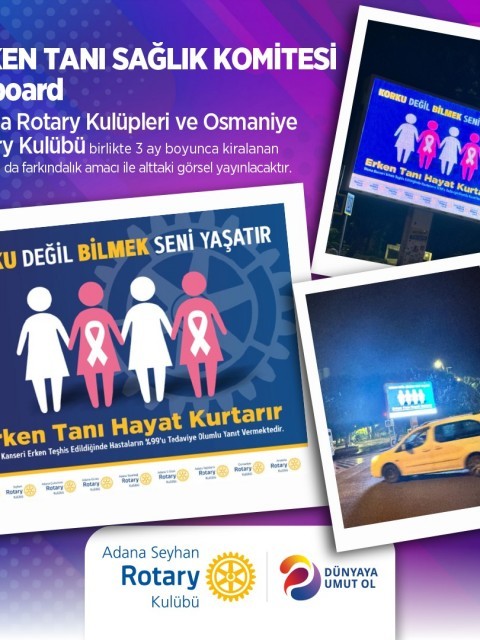 ERKEN TANI SAĞLIK KOMİTESİ Billboard