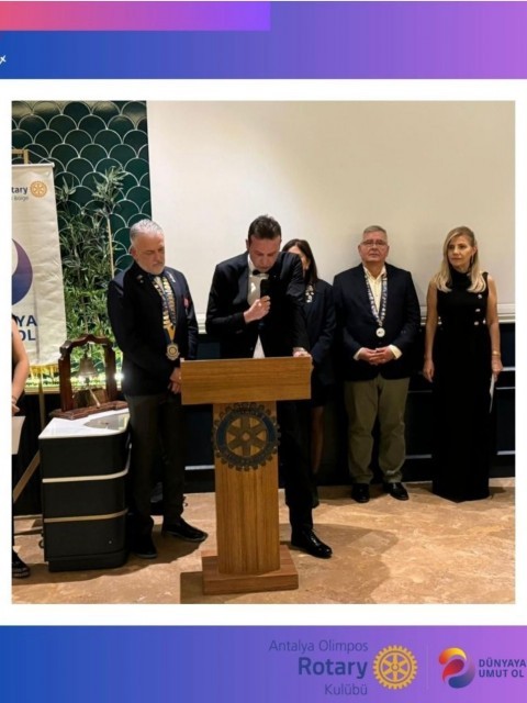ANTALYA OLİMPOS ROTARY KULÜBÜ YENİ ÜYE KABUL TÖRENİ