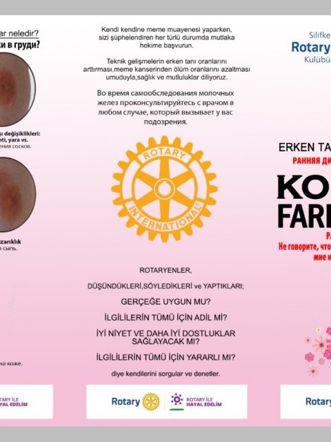MEME KANSERİ FARKINDALIK SİLİFKE ROTARY
