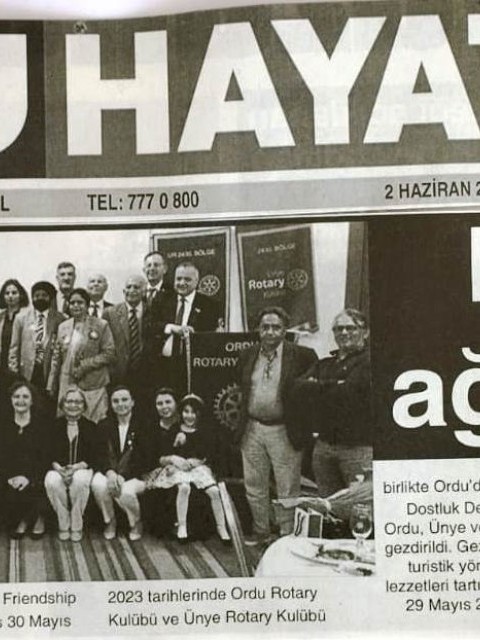 Hindistalı dostlarımızın ağırlanması Basında yer aldı.