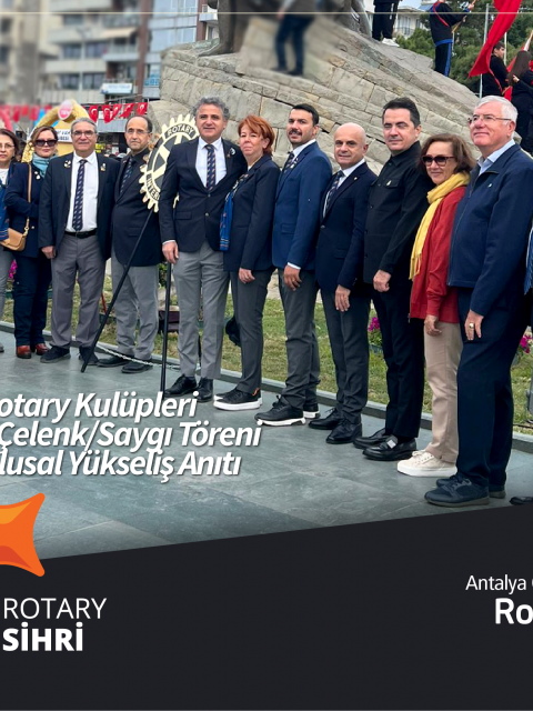 Antalya RK 10 Kasım 2024 Atatürk Anıtı Çelenk/Saygı Töreni