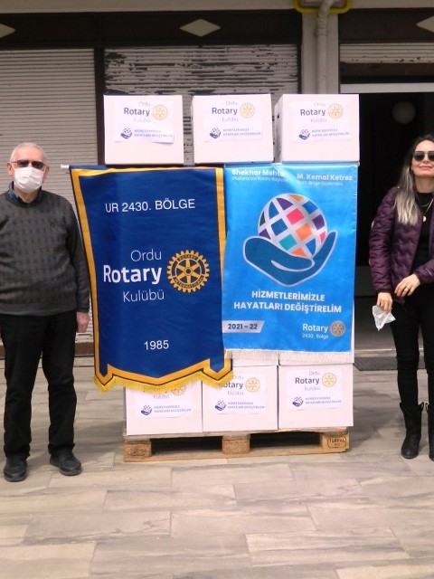 ORDU ROTARY KULÜBÜ RAMAZAN AYINDA GIDA YARDIMI YAPTI