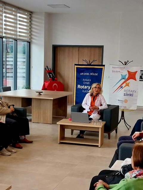 ANKARA EMEK ROTARY KULÜBÜ "Diyabetimin Farkındayım, Sağlıklı Besleniyorum, Hareket Ediyorum" - SEMİNER
