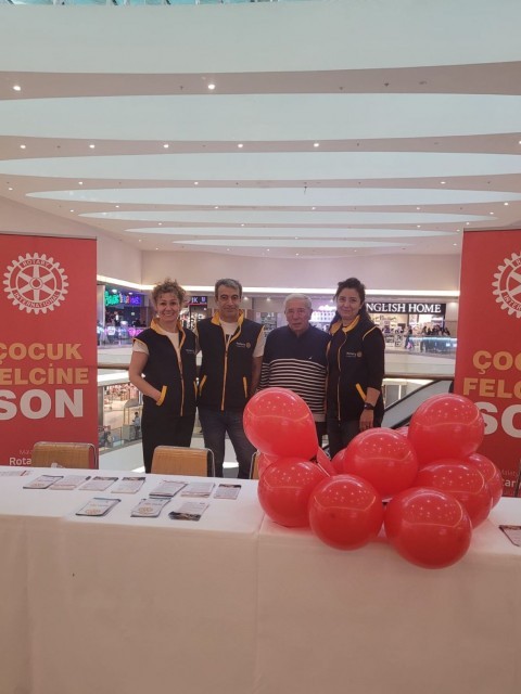 Malatya Rotary Kulübü "Çocuk Felçini Önleme" etkinliği