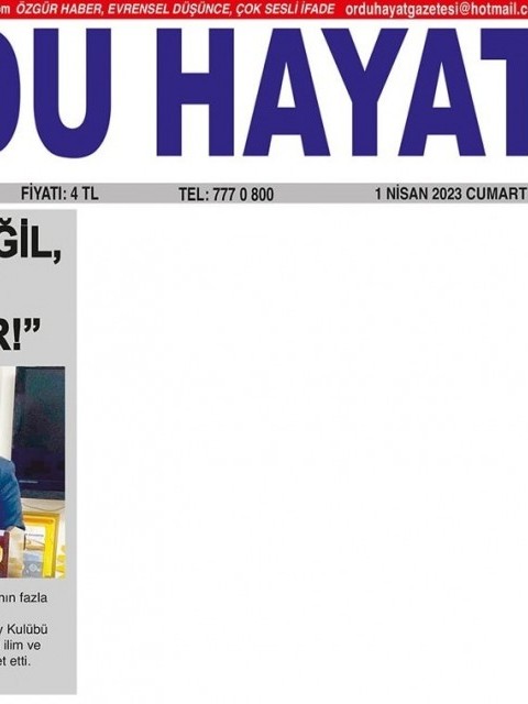 Ordu Rotary Kulübü Başkanı Rtn. Meltem Erbaş'ın "Deprem Değil Cehalet Öldürüyor" Başlıklı mesajı Basında Yer aldı.