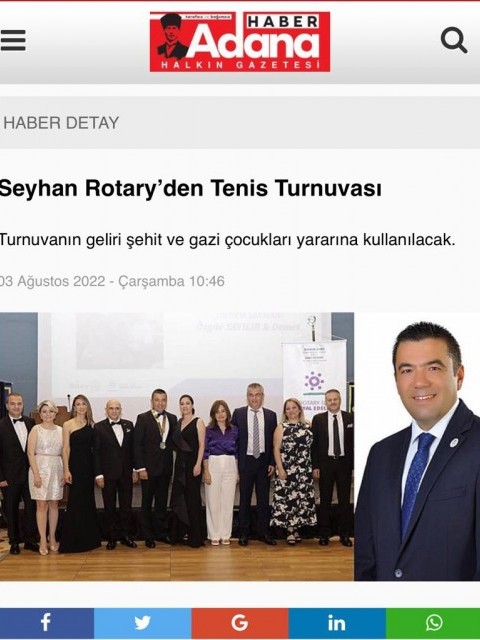 SEYHAN ROTARY TENİS TURNUVASI
