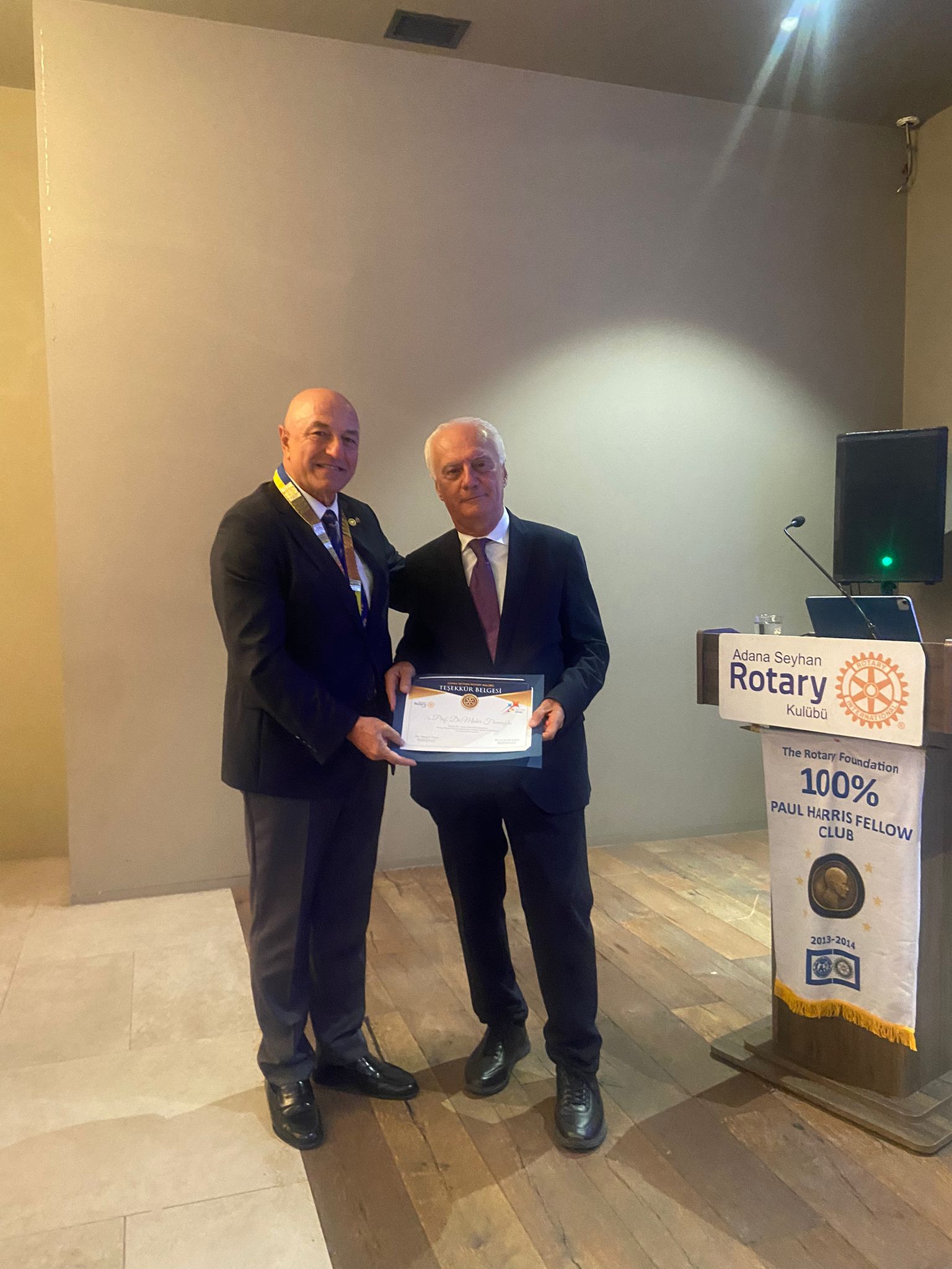 Adana Seyhan Rotary Prof.Dr.Mahir Fisunoğlu 