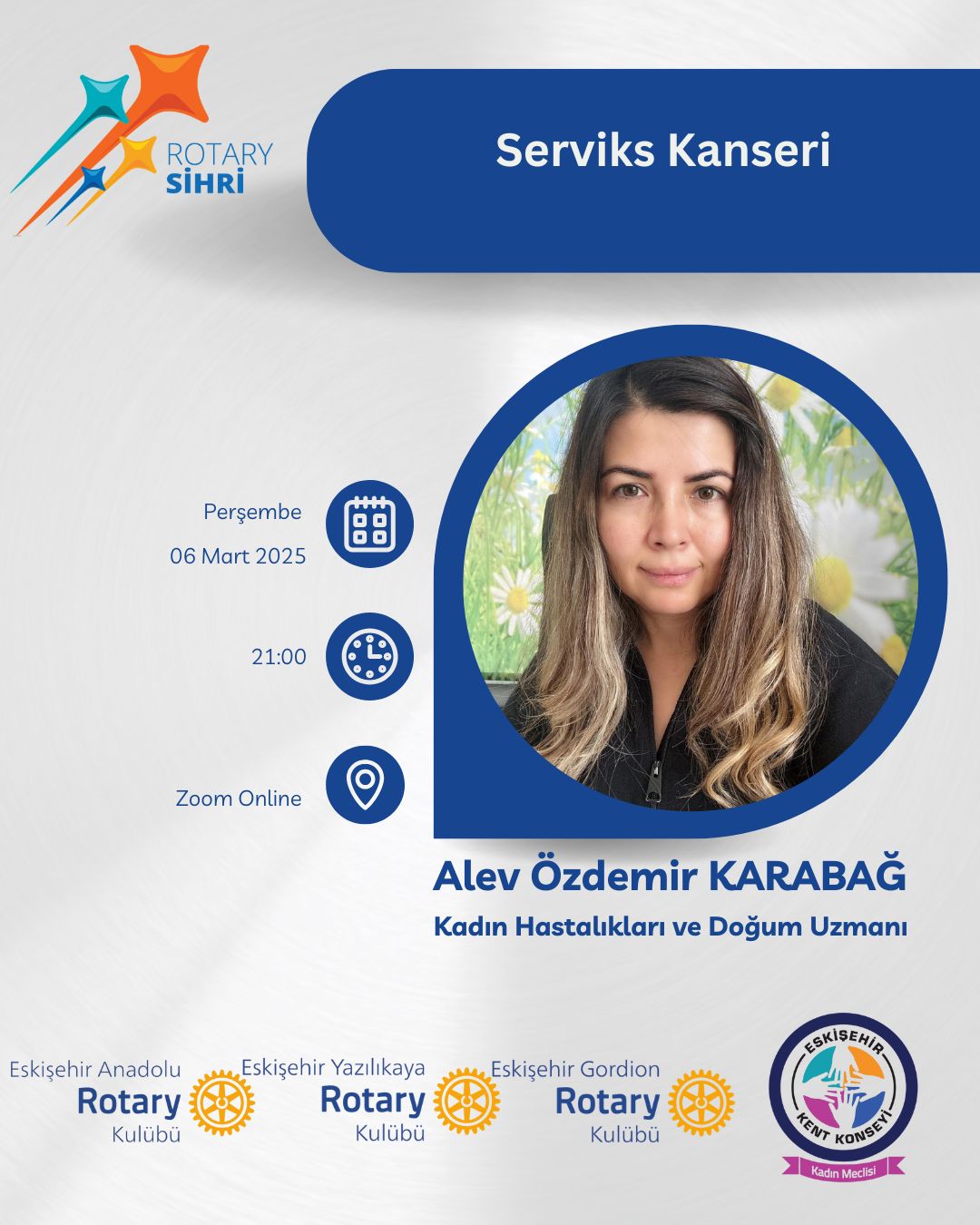 Eskişehir Gordion RK Serviks Kanseri Farkındalık Webinarı