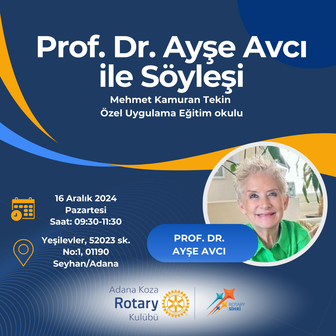 Adana Koza Rotary Kulübü Farkındalık Semineri