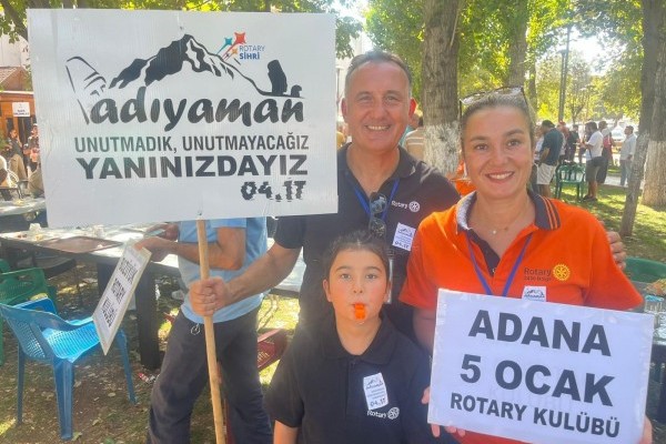 Adana 5 Ocak Rotary Kulübü Nemrut' da
