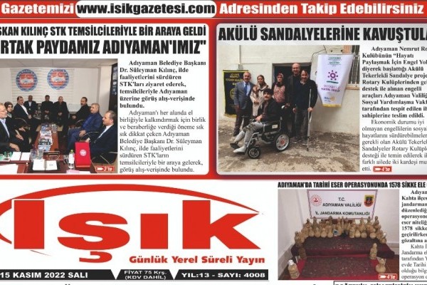 Basın'da Nemrut Rotary Kulübü