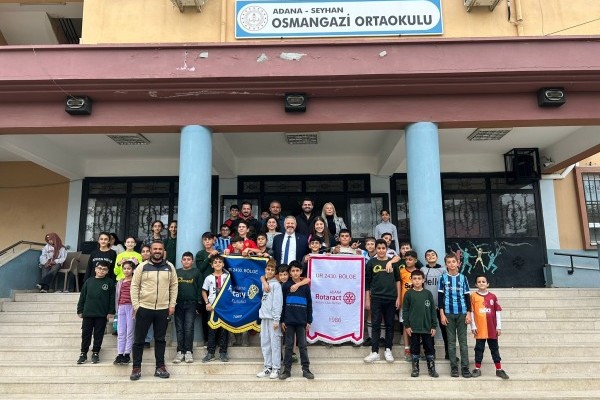 Adana Rotary Kulübü Adana Rotaract Kulübü’nün gerçekleştirdiği “Son Dersimiz Beden!: Haydi Çocuklar Bahçeye" Projesine Destek Oldu