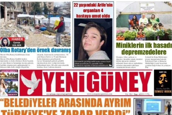 Olba Rotary Kulübünden Örnek Davranış