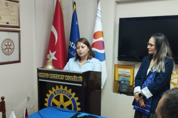 ORDU ROTARY KULÜBÜNÜN BU HAFTAKİ TOPLANTI GÜNDEMİ  SEREBRAL PALSİ OLDU