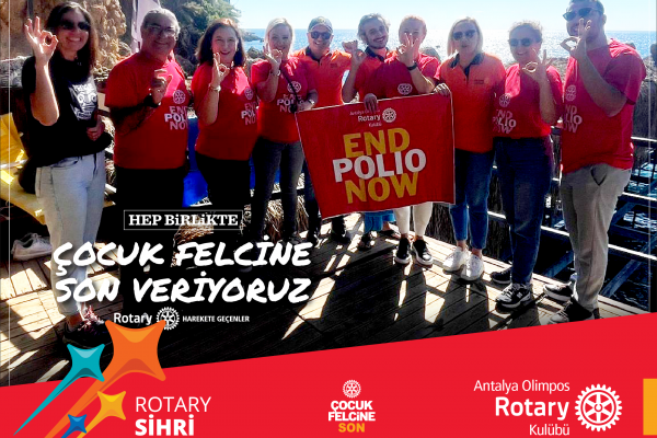 Antalya Olimpos RK 24 Ekim Dünya Polio Günü Etkinlikleri