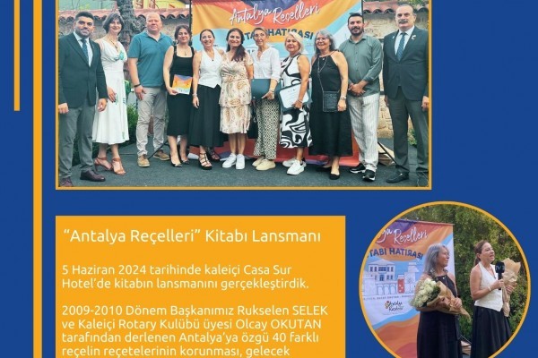 Antalya Reçelleri Kitabı Lansmanı Yapıldı!
