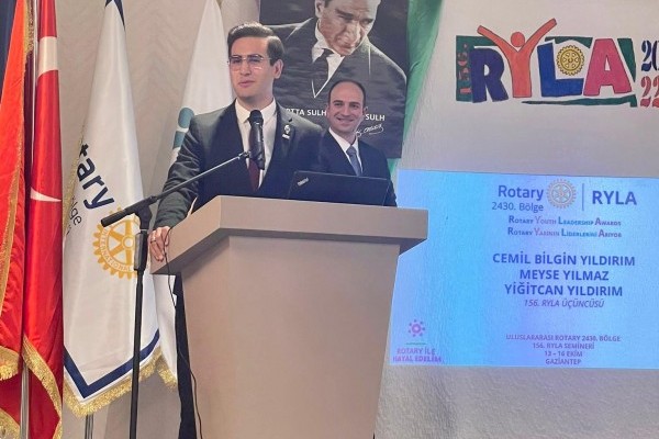 KDZ.EREĞLİ SPONSORLUĞUNDA GAZİANTEP RYLA'YA YİĞİTCAN YILDIRIM KATILDI