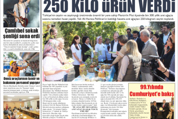 99.Yılda Cumhuriyet'e Bakış