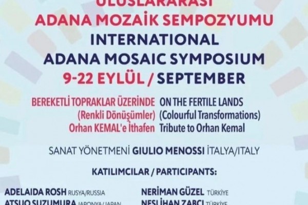 Adana Koza RK olarak 4. Uluslararası Adana Mozaik Sempozyumu'na katıldık