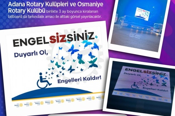 ENGELSİZ TOPLUM KOMİTESİ Billboard
