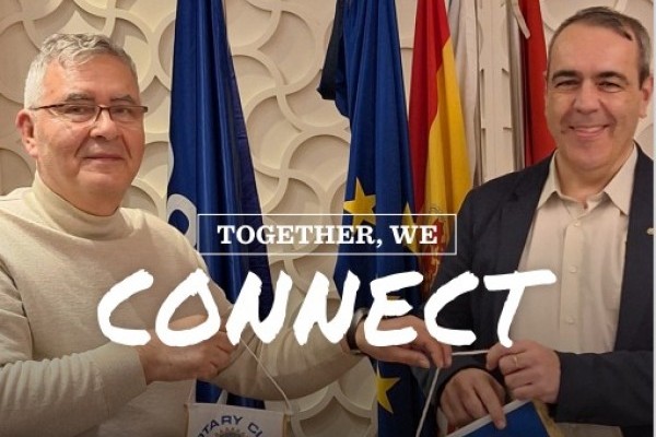 ANTALYA OLİMPOS R ,  VİGO ROTARY KULÜBÜ İLE BAYRAK DEĞİŞİMİ