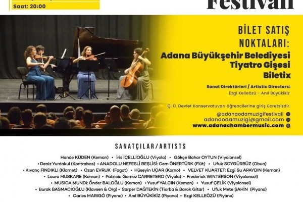 Güney Rotary Kulübü olarak III. Oda Müziği Festivalini desteklemekten kıvanç duyuyoruz.