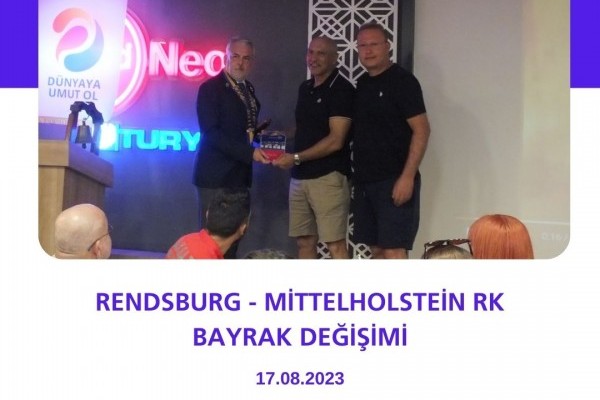 ANTALYA OLİMPOS RK, RENDSBURG-MİTTELHOLSTEİN RK BAYRAK DEĞİŞİMİ