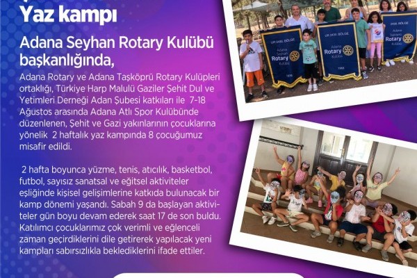 Şehit ve Gazi Çocukları Yaz Kampı