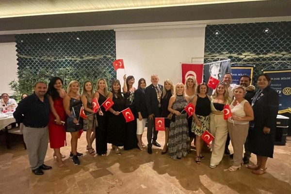 ANTALYA OLİMPOS ROTARY KULÜBÜ 30 AĞUSTOS ZAFER BAYRAMI KUTLAMASI